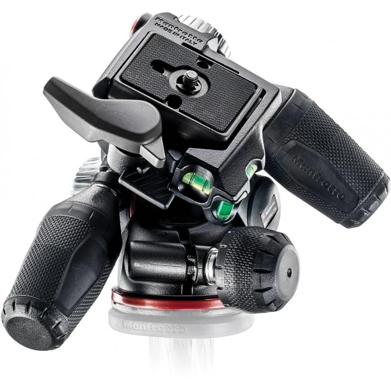A three-way tripod head