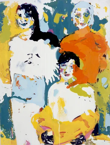 Sehstück I | Acryl u. Öl auf Leinwand | 200 x 150 cm