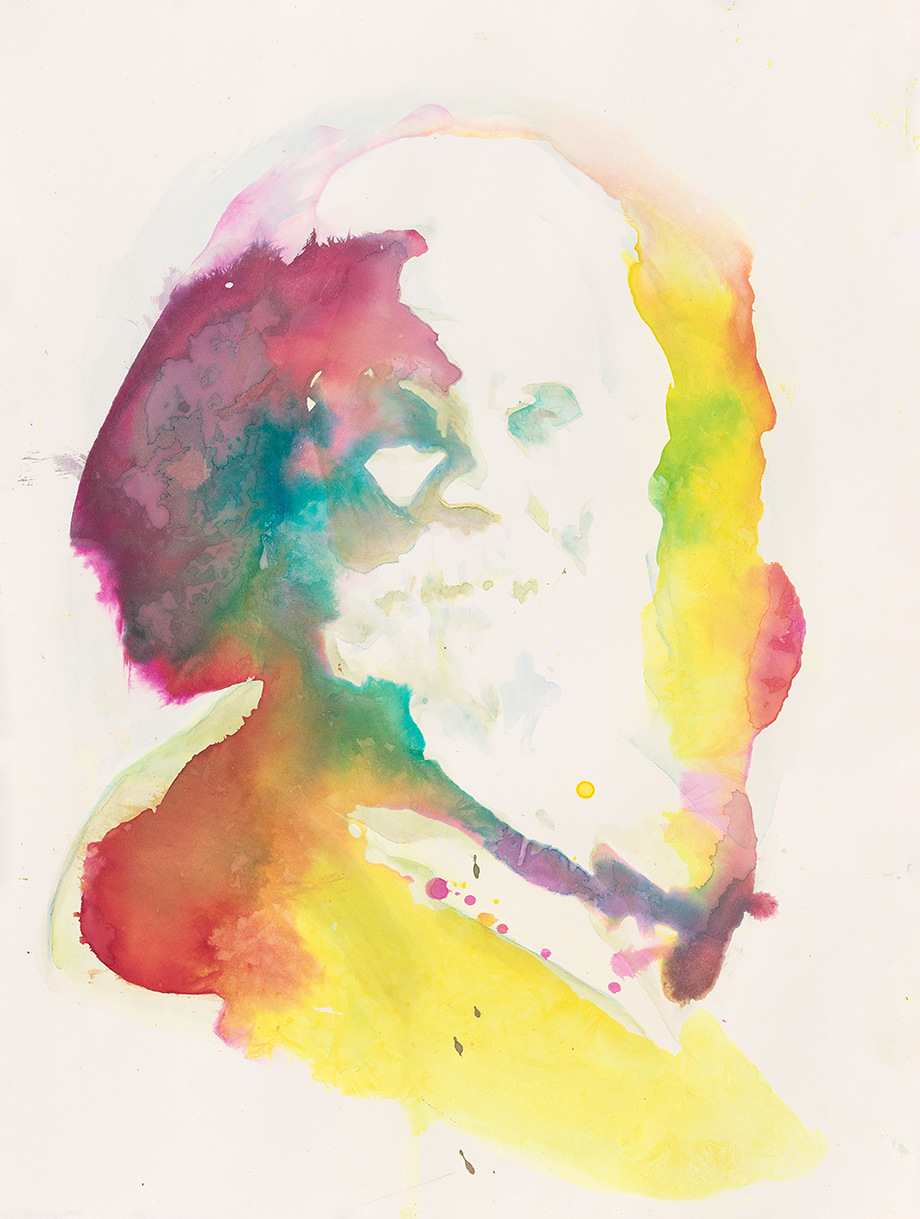   Walt Whitman  | Aquarell auf Büttenpapier | 61 x 46 cm  