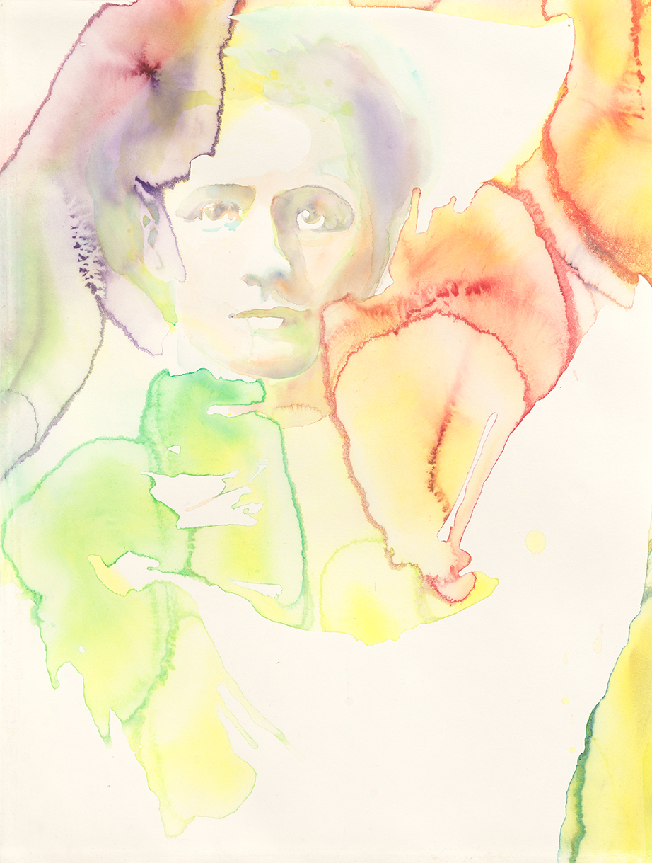   Marie Curie - The Future Of An Illusion  | Aquarell auf Büttenpapier | 61 x 46 cm 