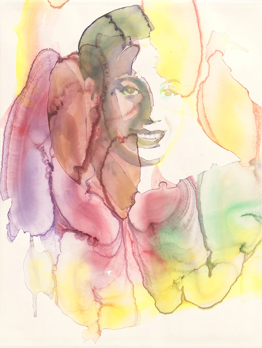 Eva Perón - The Future Of An Illusion | Aquarell auf Büttenpapier | 61 x 46 cm