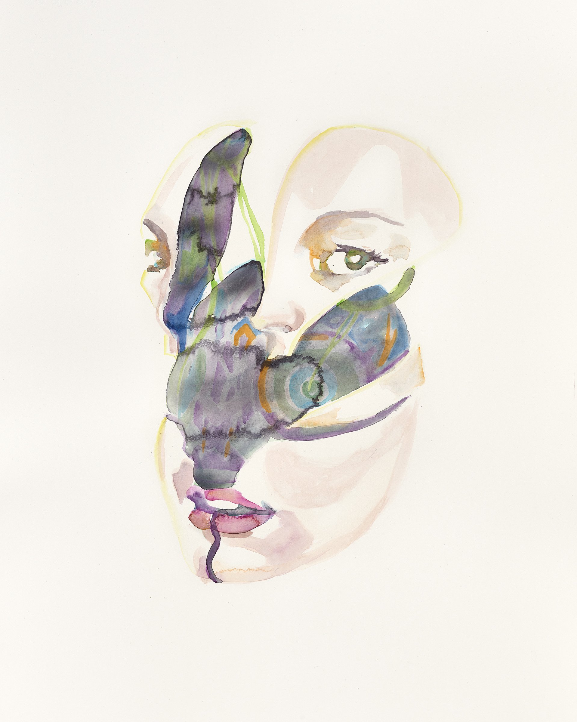   „Cyborg Baby!”  | Aquarell auf Papier | 50 x 40 cm 