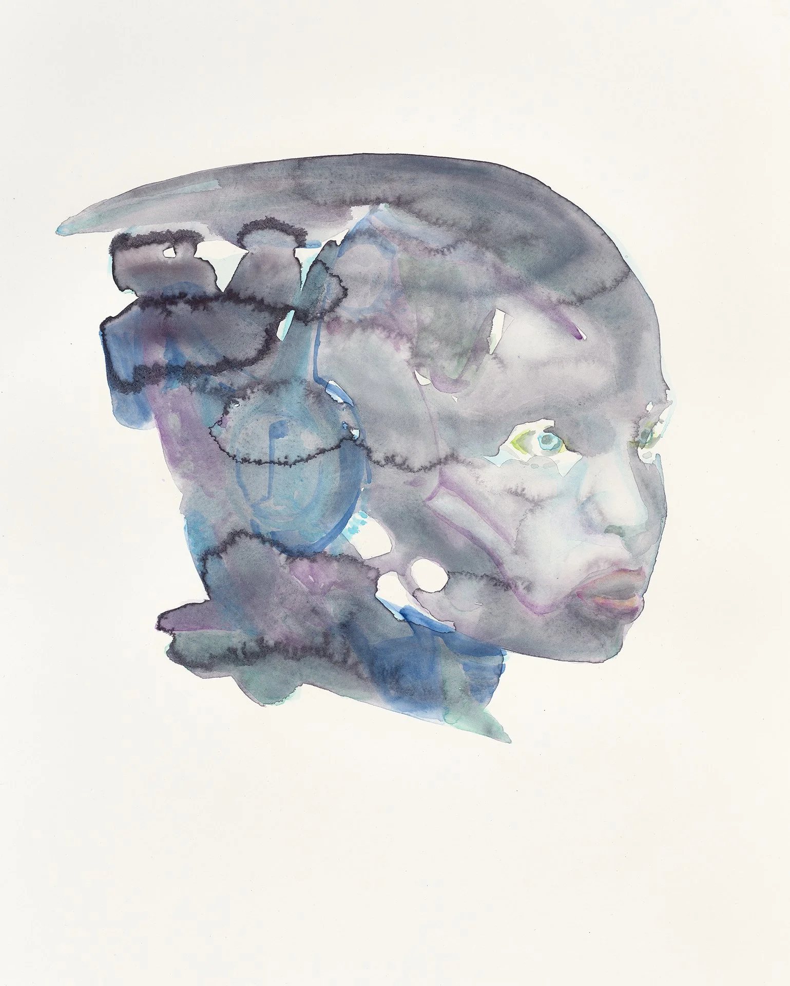 „Yolandi Robot“ | 2022 | watercolour on paper | 50 x 40 cm