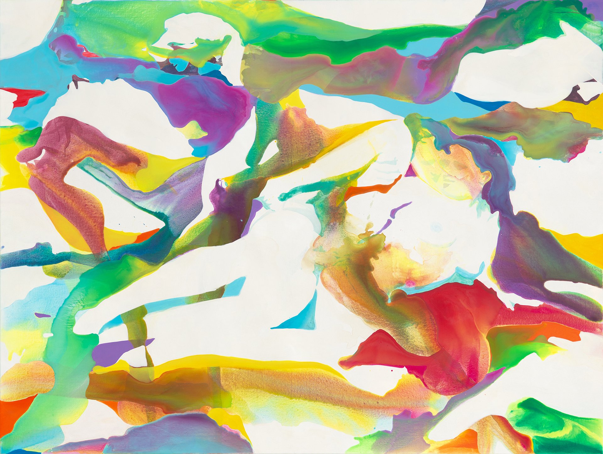 „Seduce Me Once Again” | Tusche, Aquarell und Acryl auf Leinwand | 150 x 200 cm