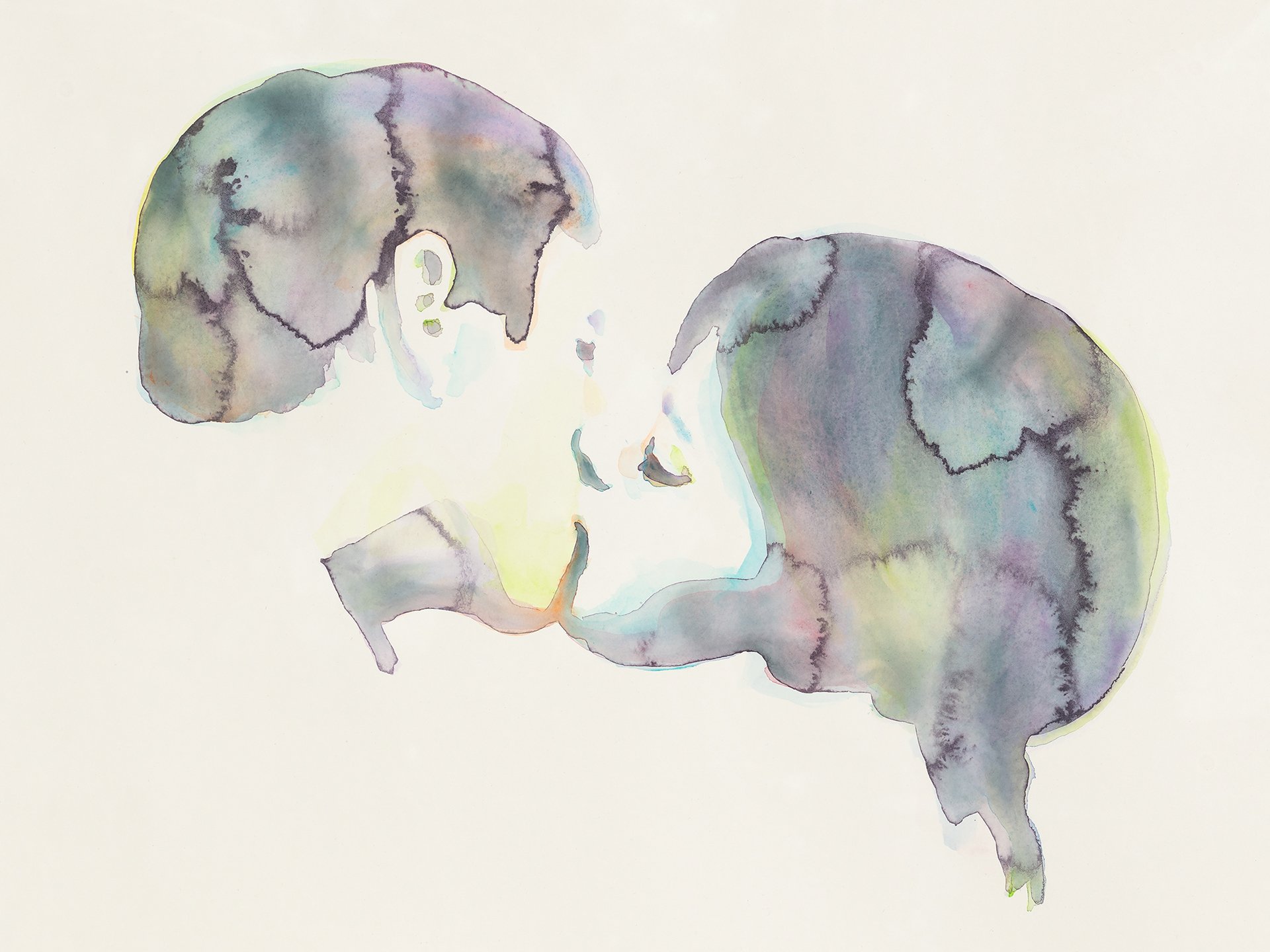 „Be-Bop-A-Lula“ | Aquarell auf Büttenpapier | 52 x 72 cm
