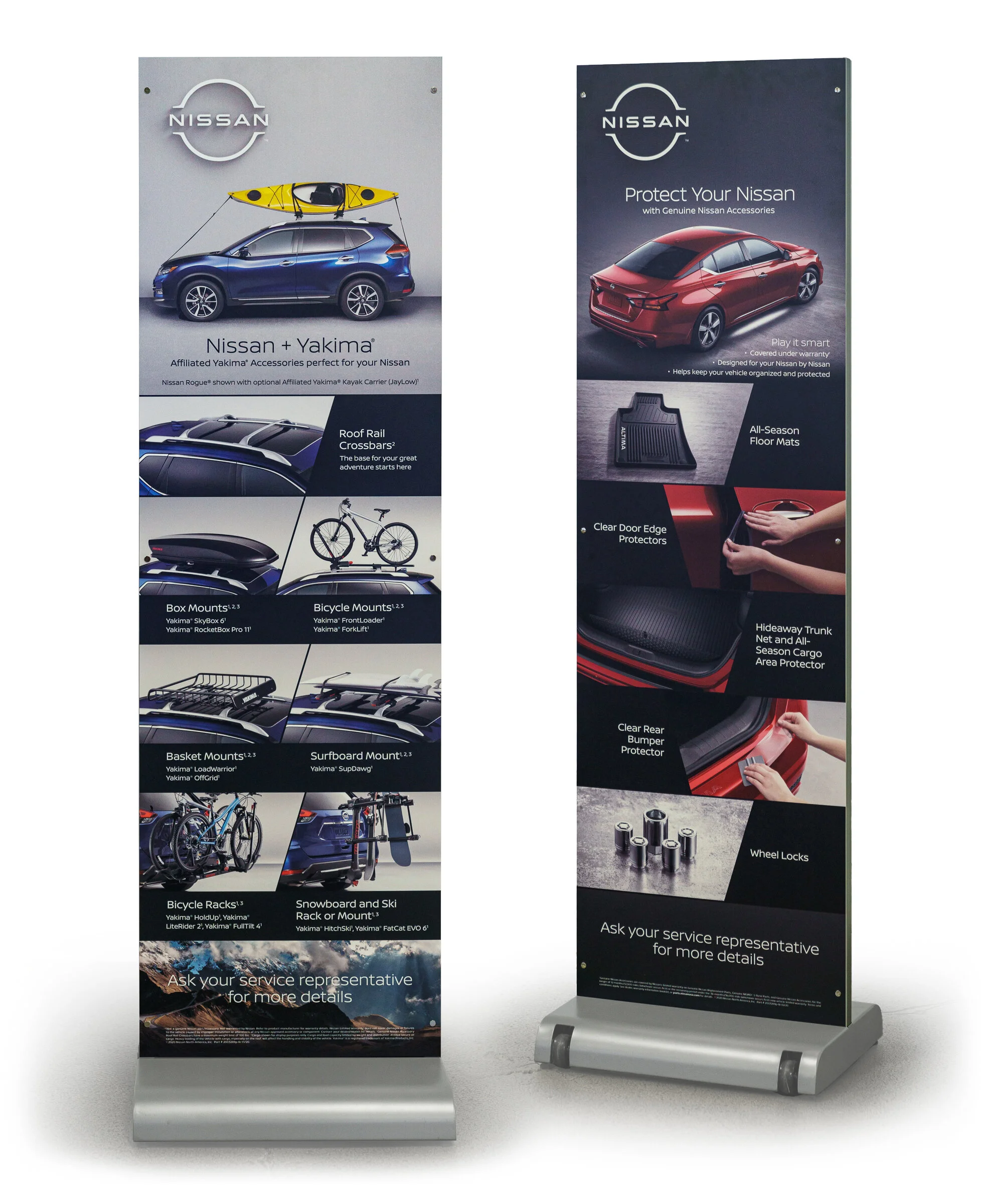 Nissan Accessories Standee for Dealerships