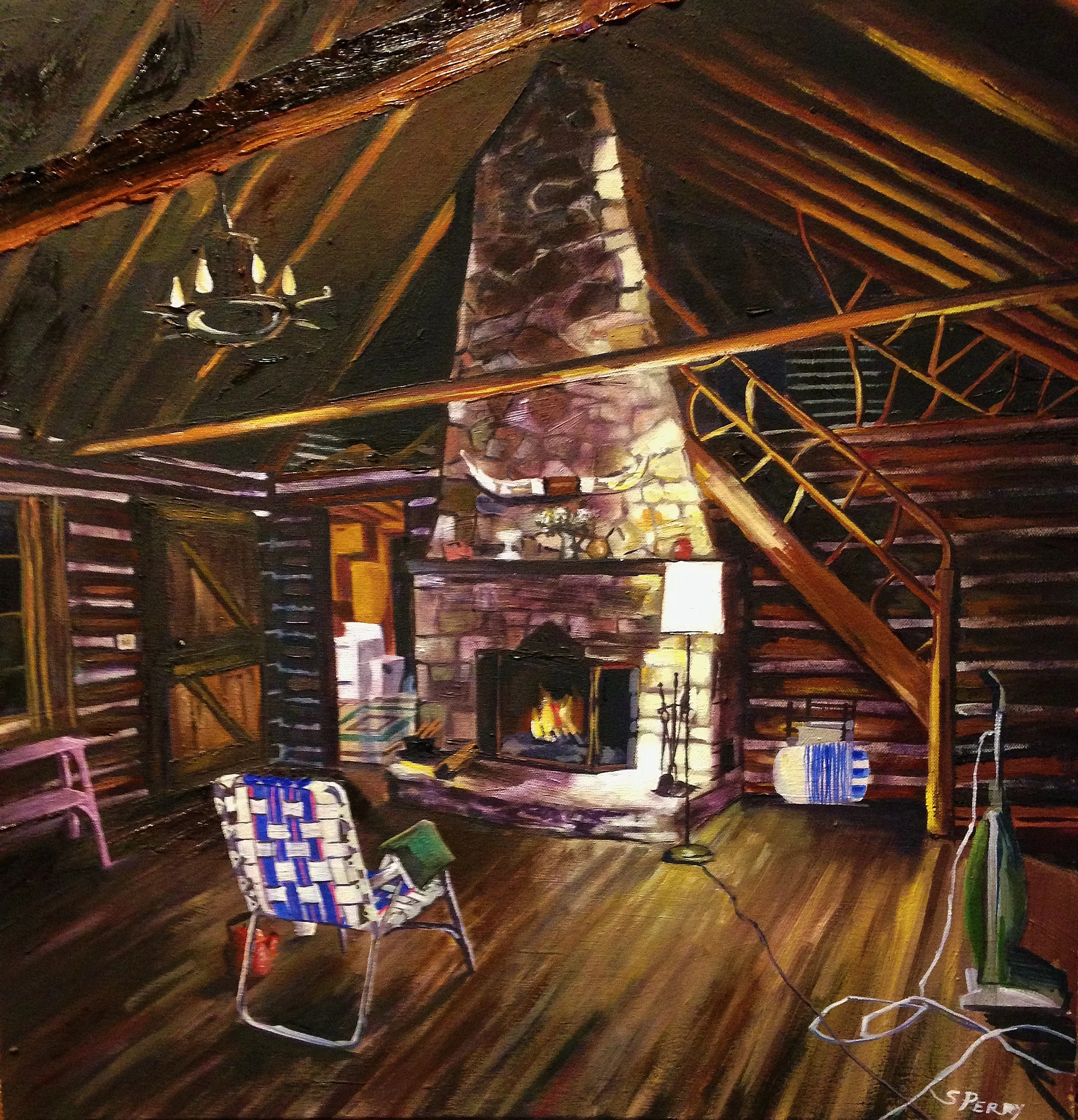 fireside   ||    24 x 24 