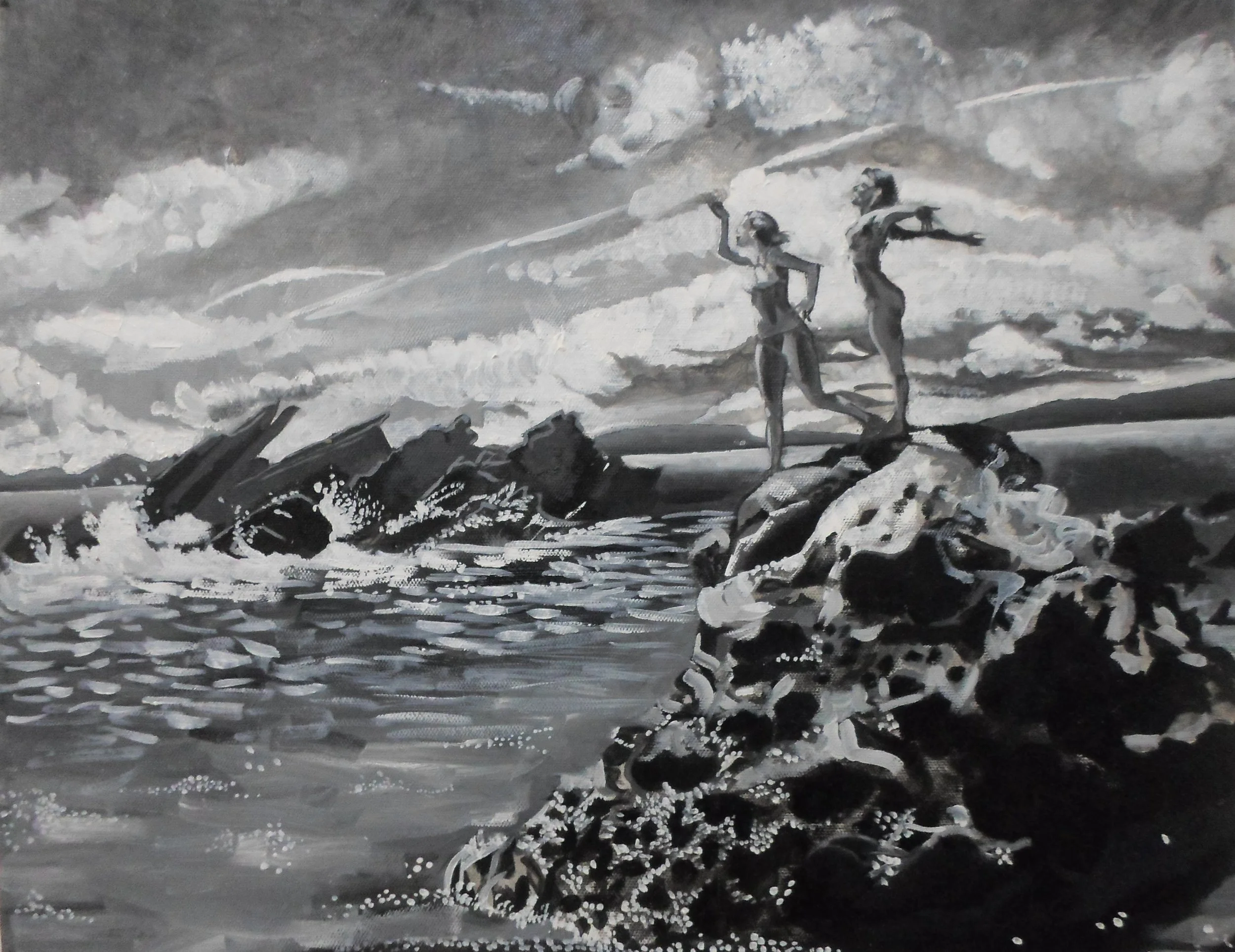 to the sea   ||    16 x 20 