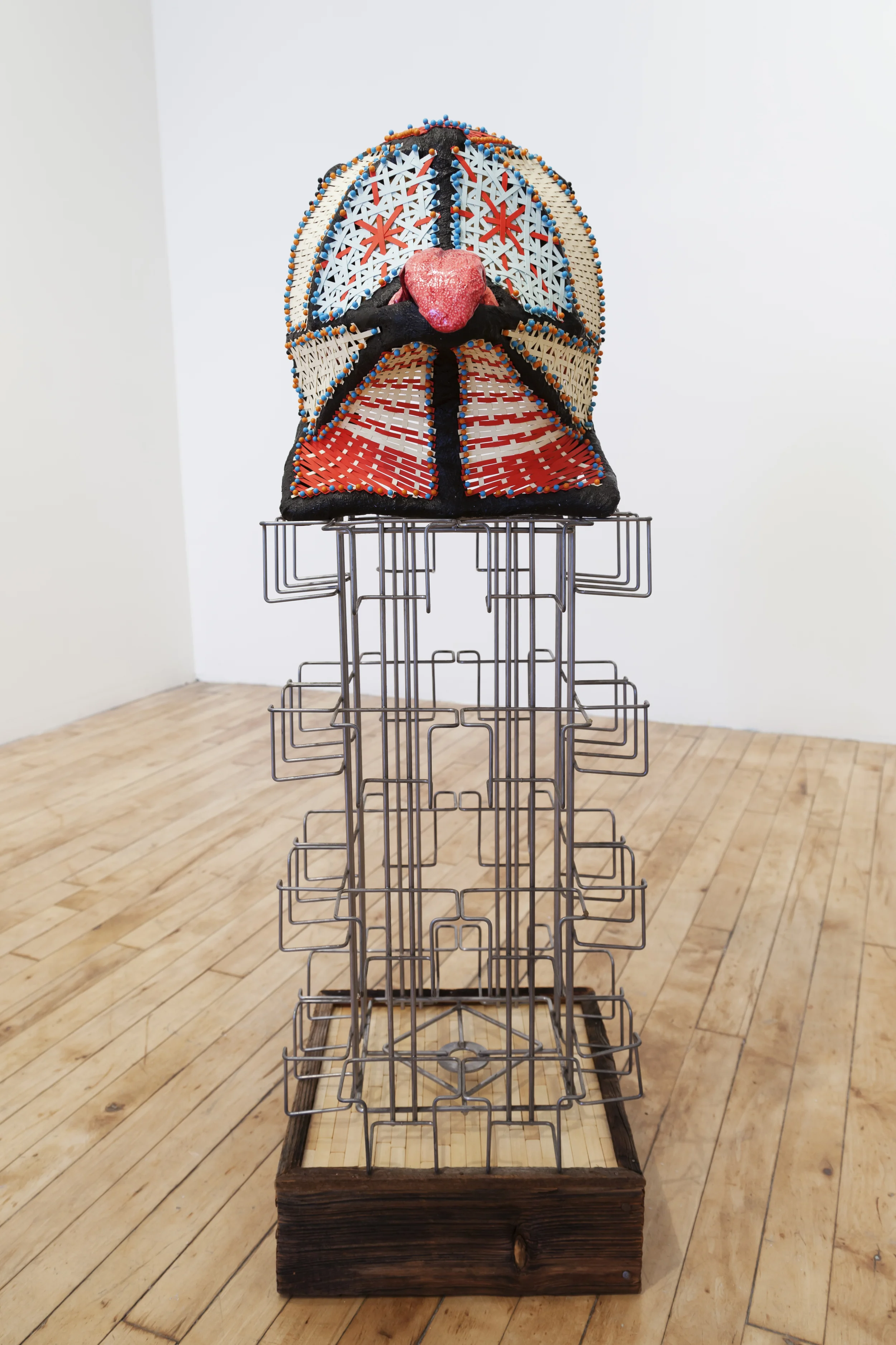 Ben Finer a part for a pocket and a pocket for a part 2014 paper, paint, tape, cheesecloth dimensions variable