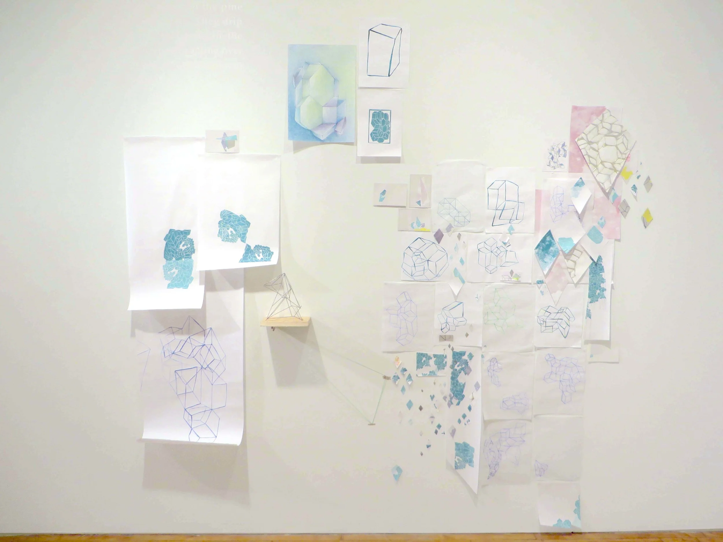  Suzanne Stroebe One more time and always one more time 2014 mixed media dimensions variable 