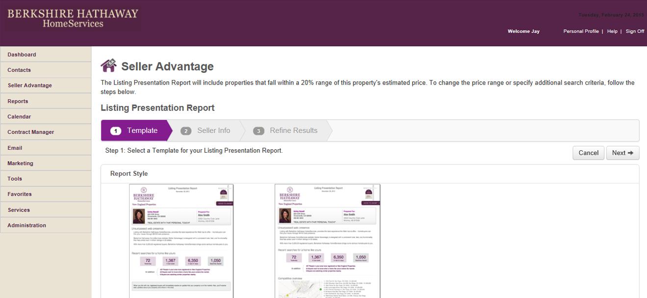 Seller Advantage: provide regular neighborhood activity reports on a weekly, monthly or bi monthly basis consisting of market activity for a radius around a listing or COI or past client's home.