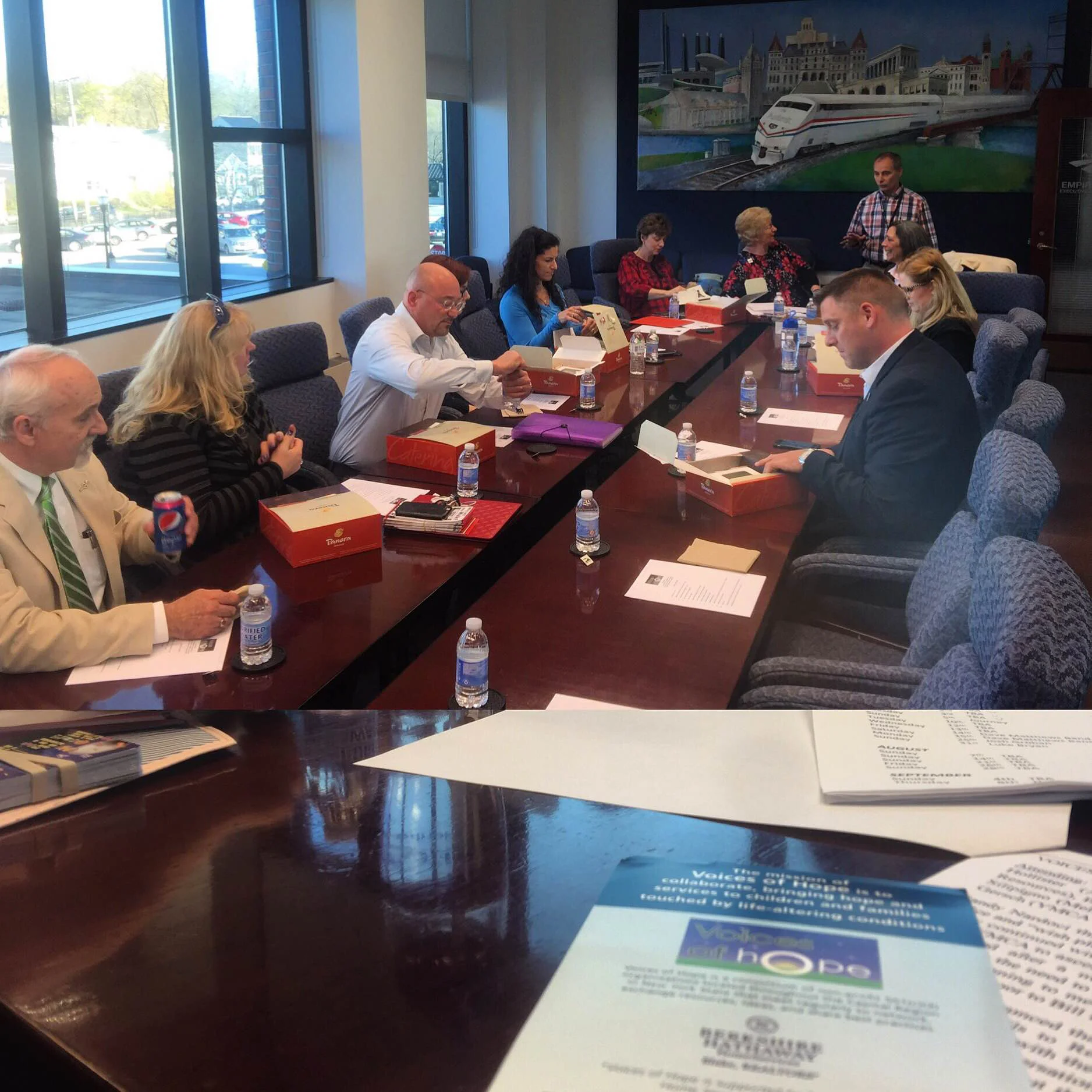 4.19.16 Voices of Hope meeting at Amtrak Station.