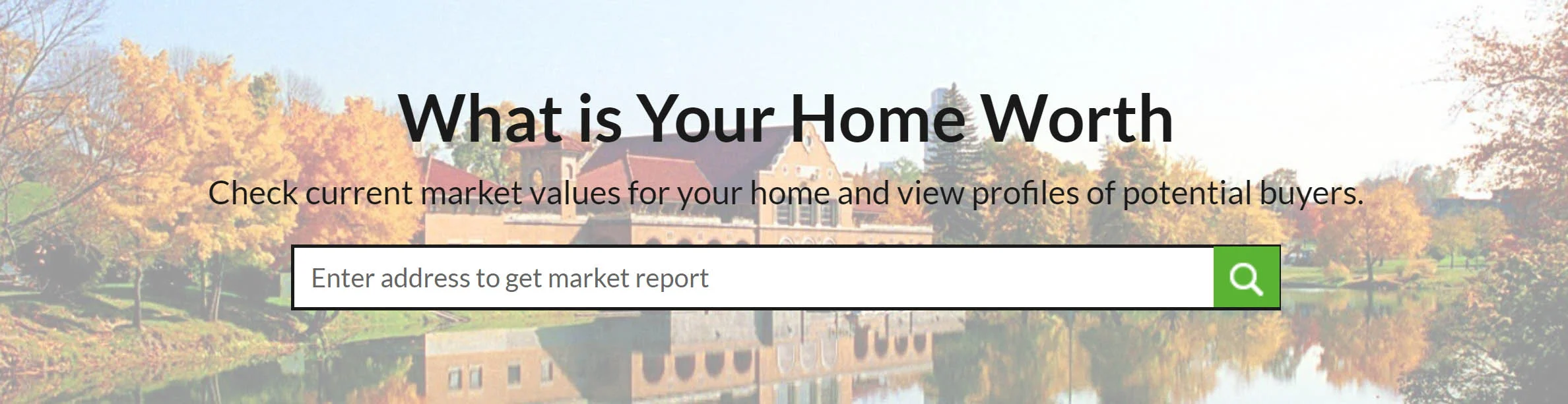 Check out our new home valuation tool... receive 3 different independent home value reports.