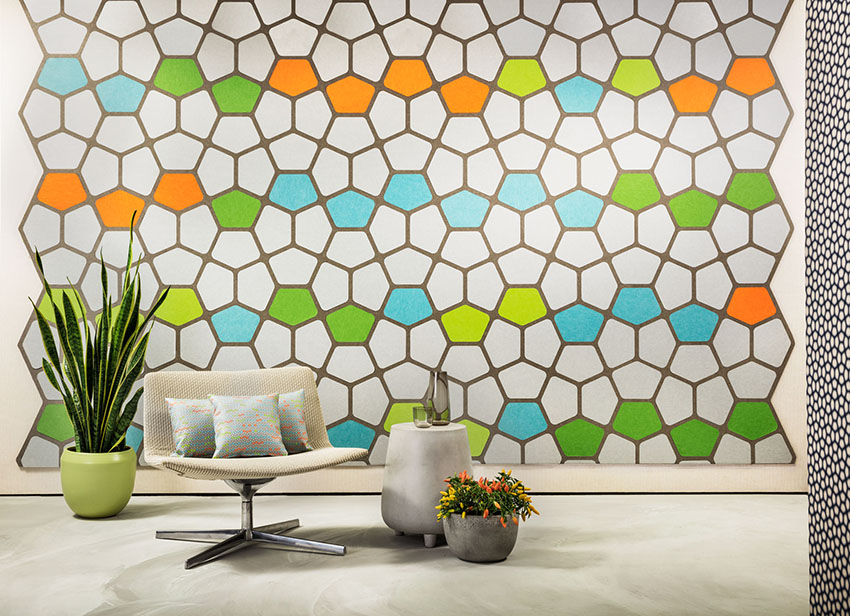Penta Tiles embedded into EchoPanel Cellular