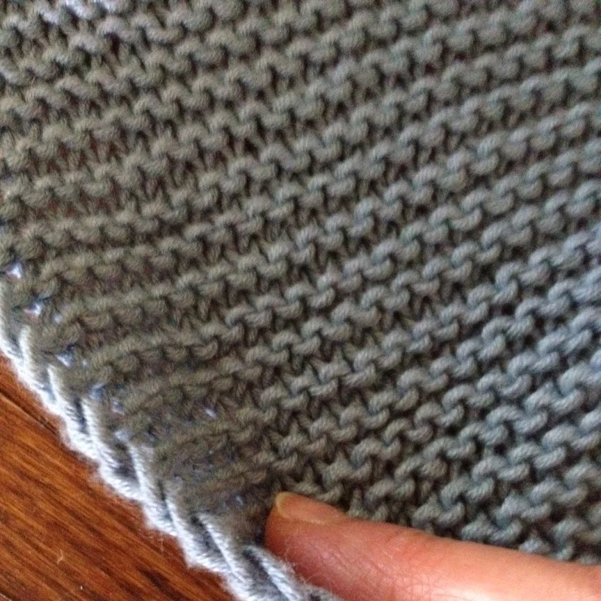Even the simplest garter stitch project can look hand crafted.