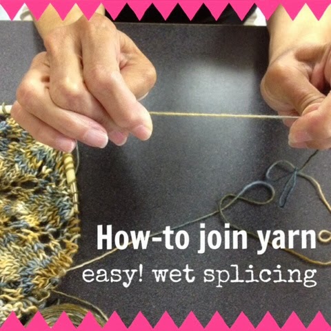 Knitting How-To: Wet Splicing to Join Yarn