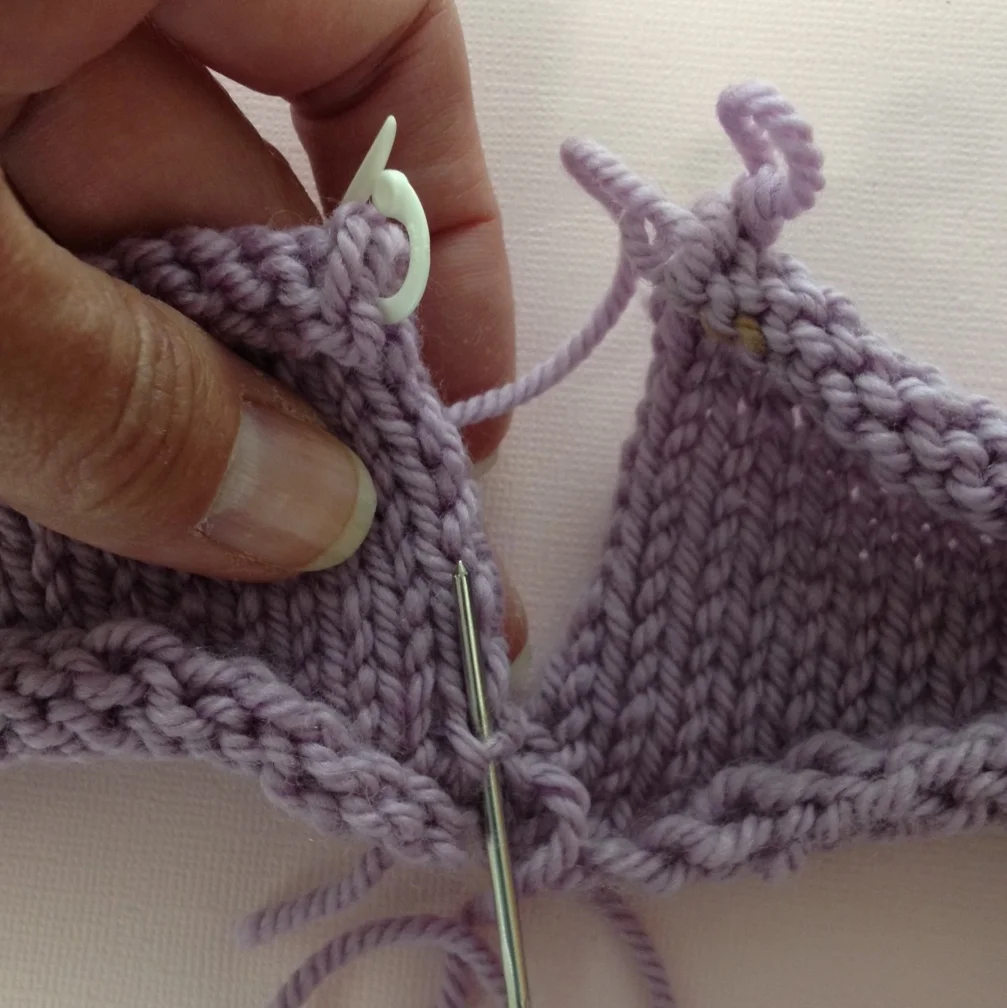 Knitting Howto Join Seams with Mattress Stitch — Blog.NobleKnits