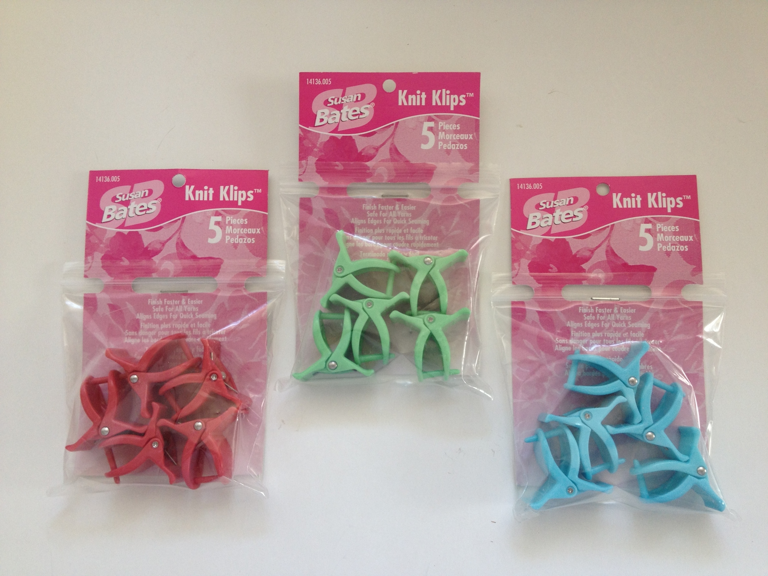 Susan Bates Knit Klips are a must have tool for your knitting arsenal.