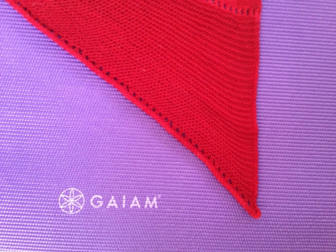 No blocking board? No problem! Use a yoga mat