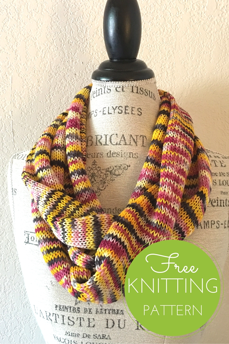 Artist Scarf/Cowl Free Knitting Pattern