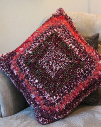 Knit & Crochet Pillow Free Pattern