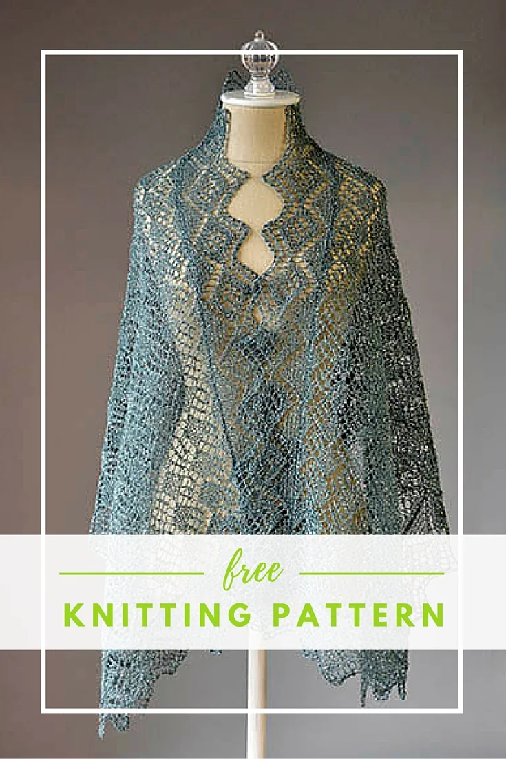 Whimsical Wrap Free Knitting Pattern