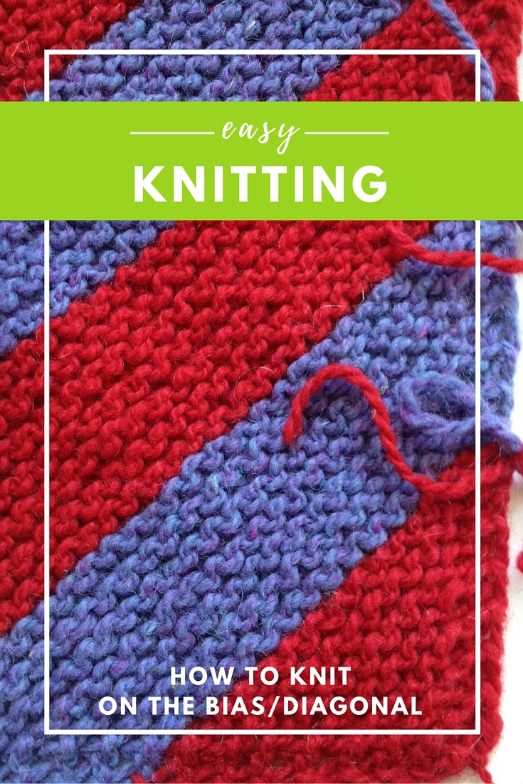 Learn how to Knit on the Bias
