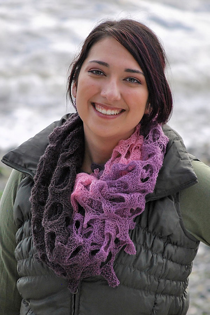 holey scarf free knitting pattern blog nobleknits circular knitting needle conversion chart