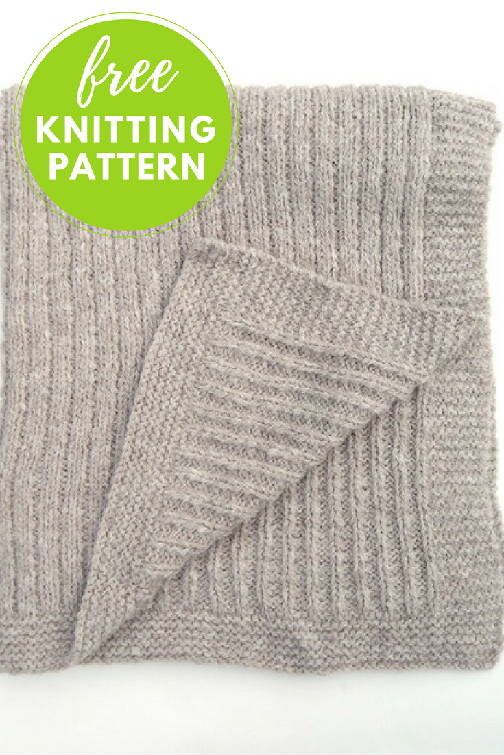 Geneva Blanket Free Knitting Pattern BlogNobleKnits