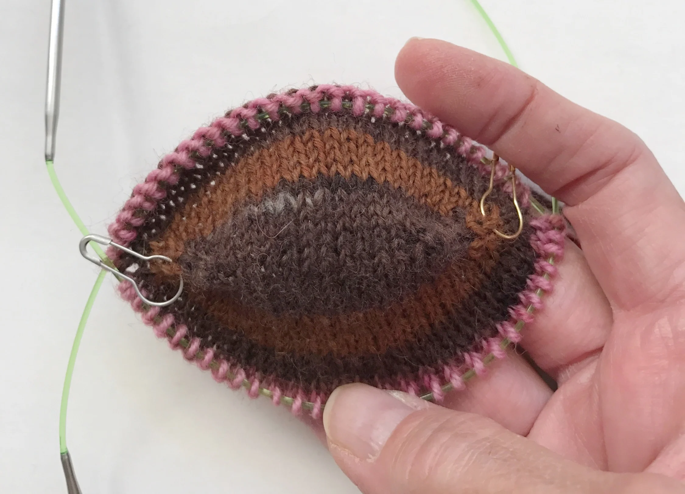 Toe of the Bottoms-Up Sock