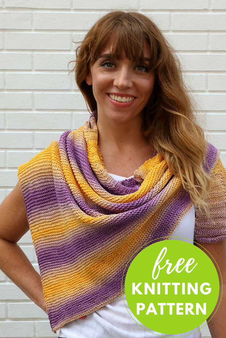 Pendenza Shawl Free Knitting Pattern