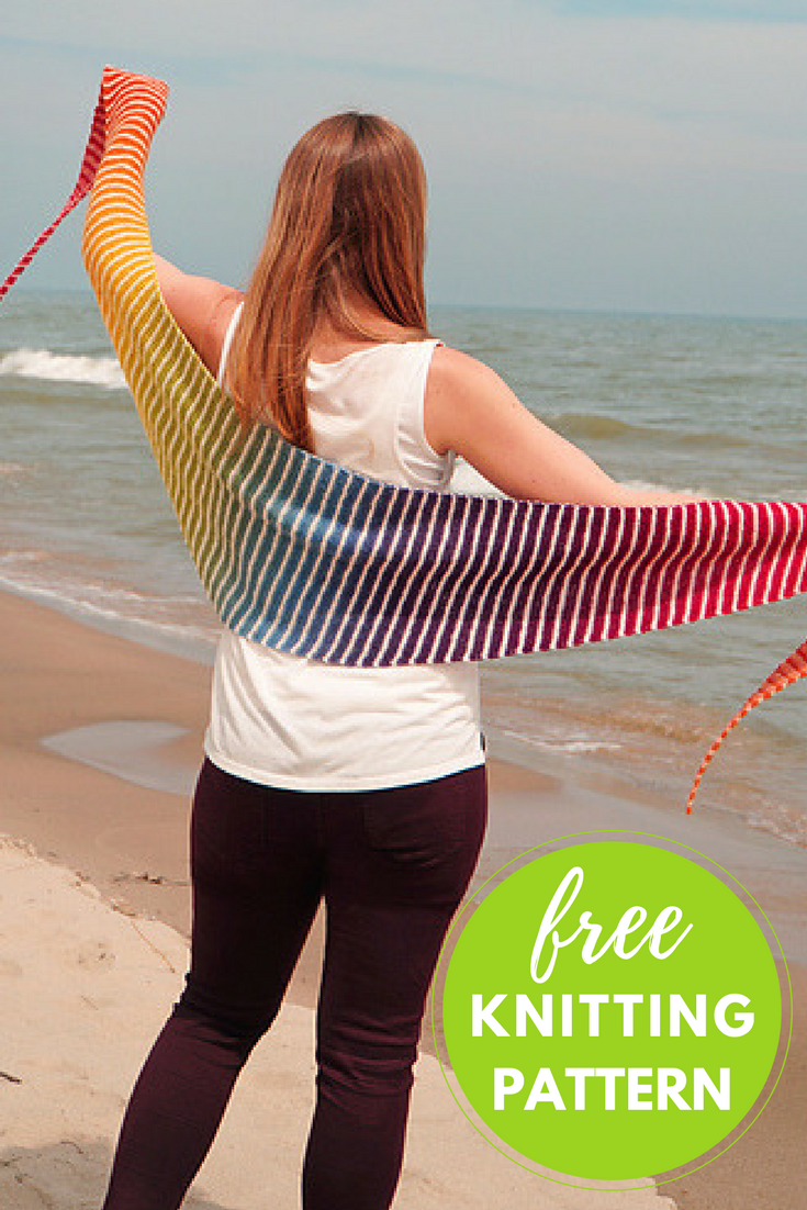 Danish Triangle Scarf Free Knitting Pattern Blog Nobleknits