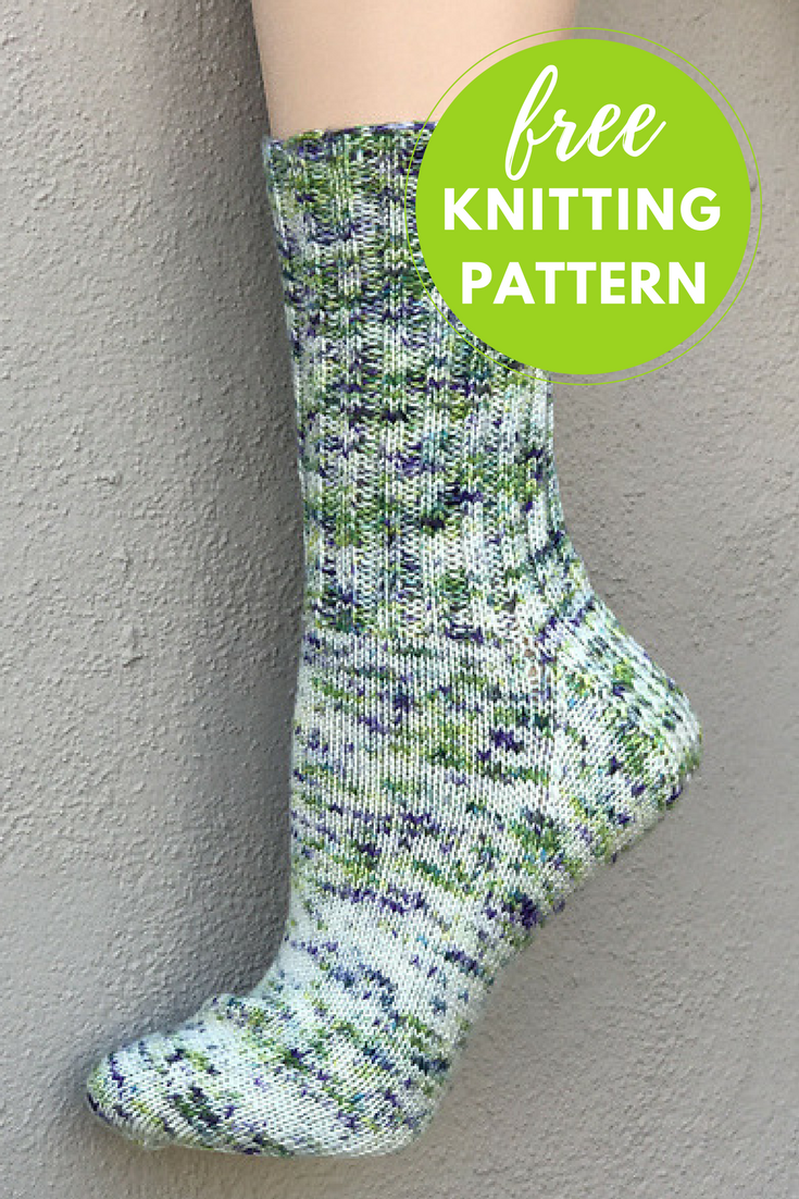 Happy Feet Splash Sock Free Knitting Pattern — Blog.nobleknits 5C3