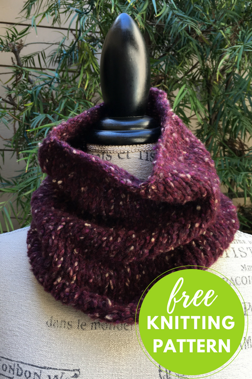 Easy Ario Cowl Free Knitting Pattern — Blog.NobleKnits