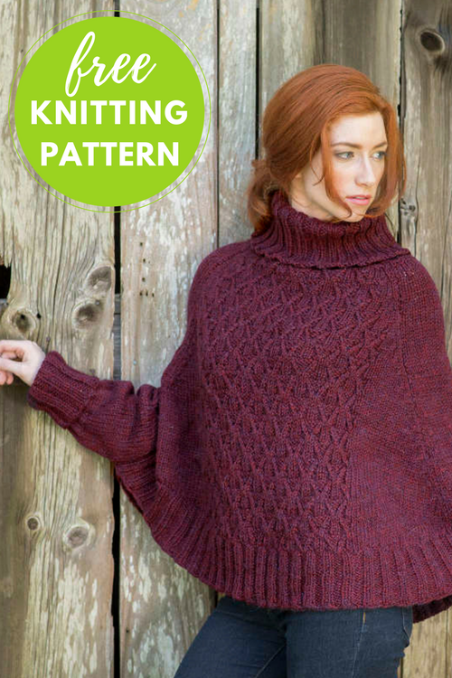 Helen ladies 0061 Knitting Pattern leaflet ponchos Aran pattern