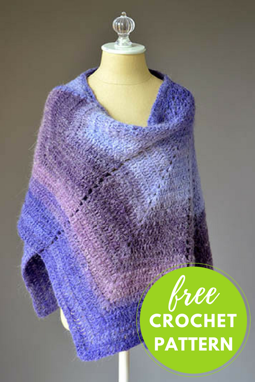 Allium Shawl Free Crochet Pattern