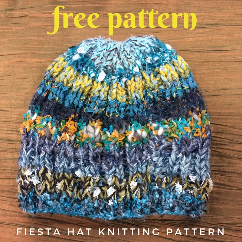 Fiesta Hat Free Knitting Pattern