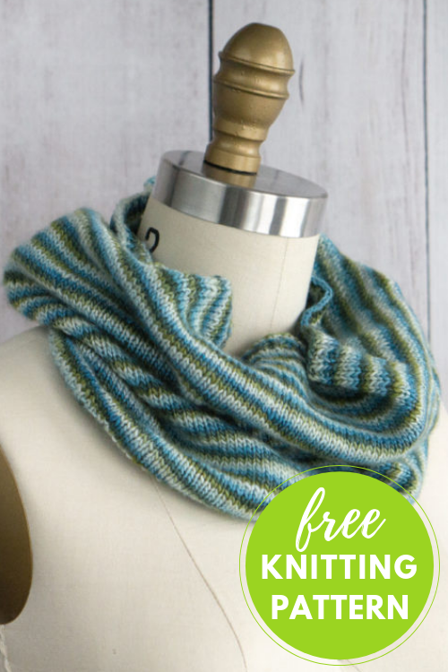 Beginner Knitting! Pirouette Cowl Free Knitting Pattern
