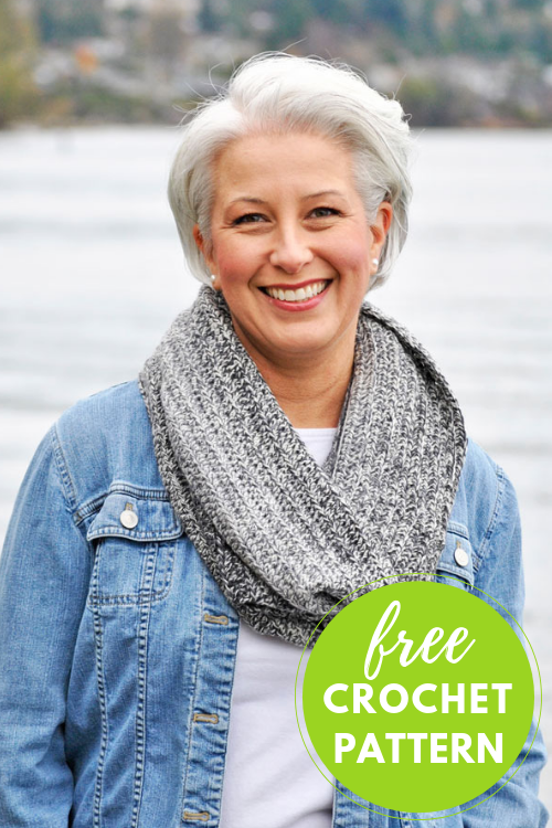 Easy Ombre Cowl Free Crochet Pattern