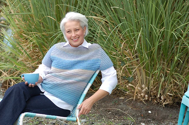 Ribby Popover Sweater Free Knitting Pattern