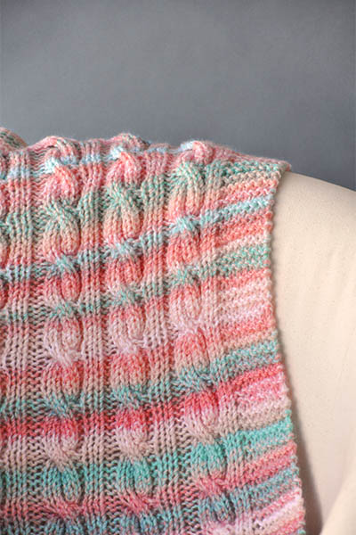 Reversible Cable Blanket Free Knitting Pattern Blog Nobleknits