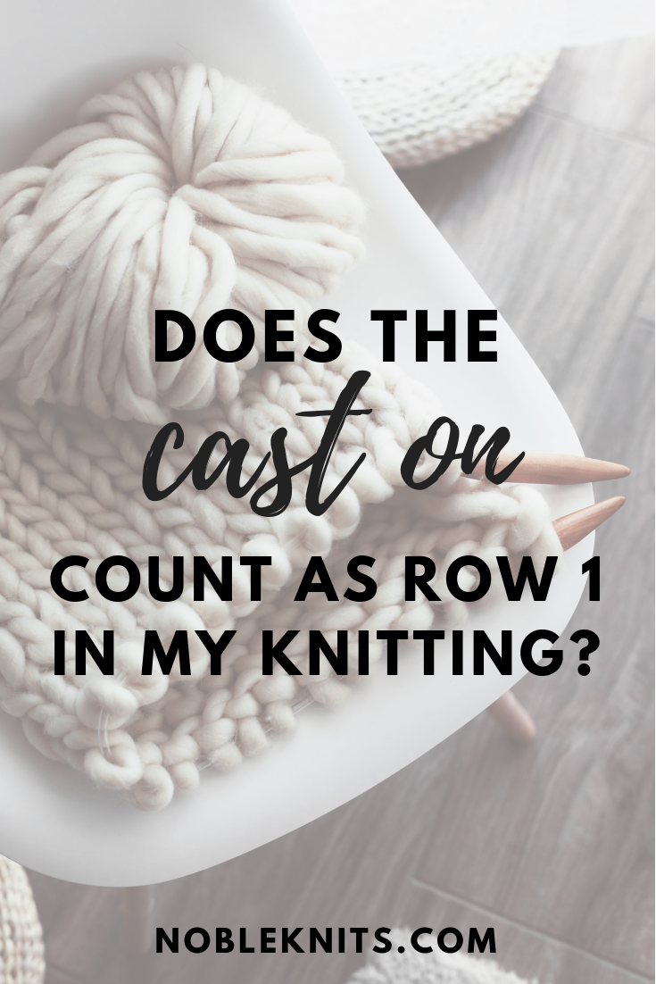 Does the Cast On Row Count as Row 1?