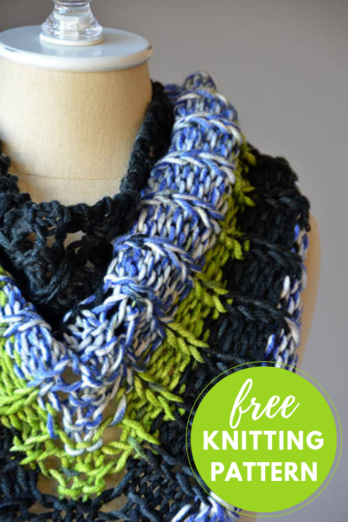 Little Big Shawl Free Knitting Pattern: One Skein Project!