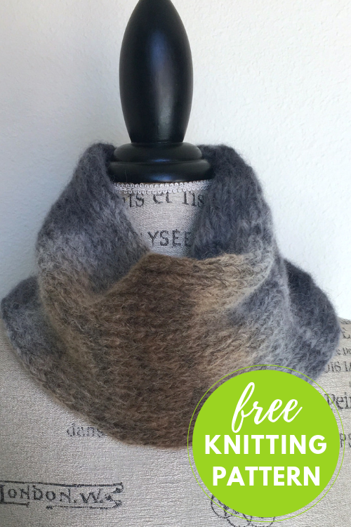 Aero Cowl: Easy One-Skein Free Knitting Pattern
