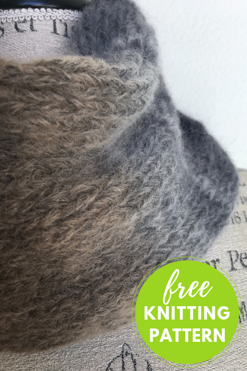 Easy Aero Cowl Free Knitting Pattern