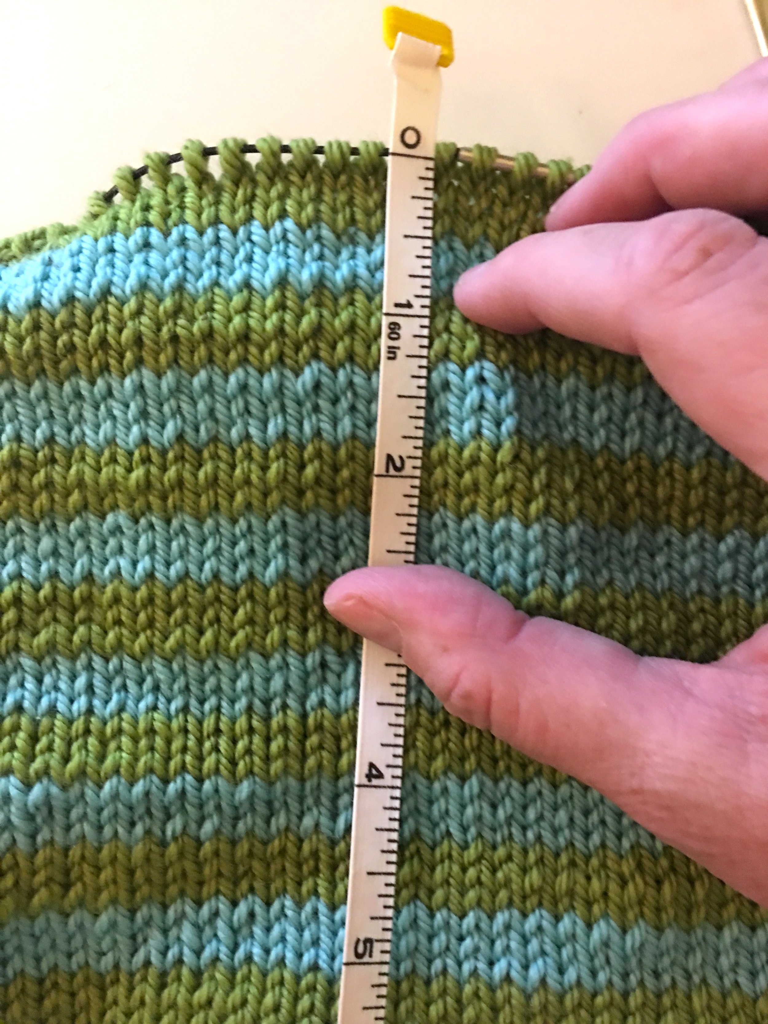 How to Measure Knitting Length