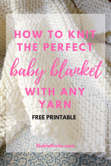 Free double knitting patterns for baby blankets