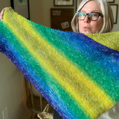 How to Knit a Triangle Shawl for Beginners