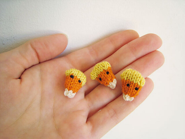 Tiny Candy Corn Free Knitting Pattern