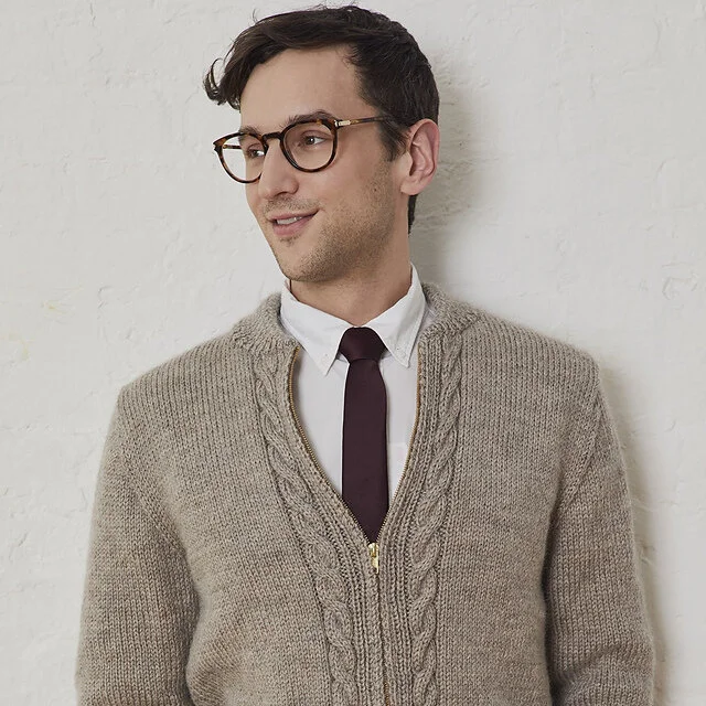 easy mens cardigan knitting pattern